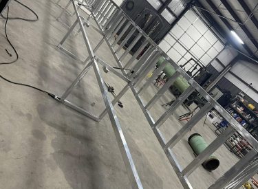 Aluminum toy box 31’ long Open